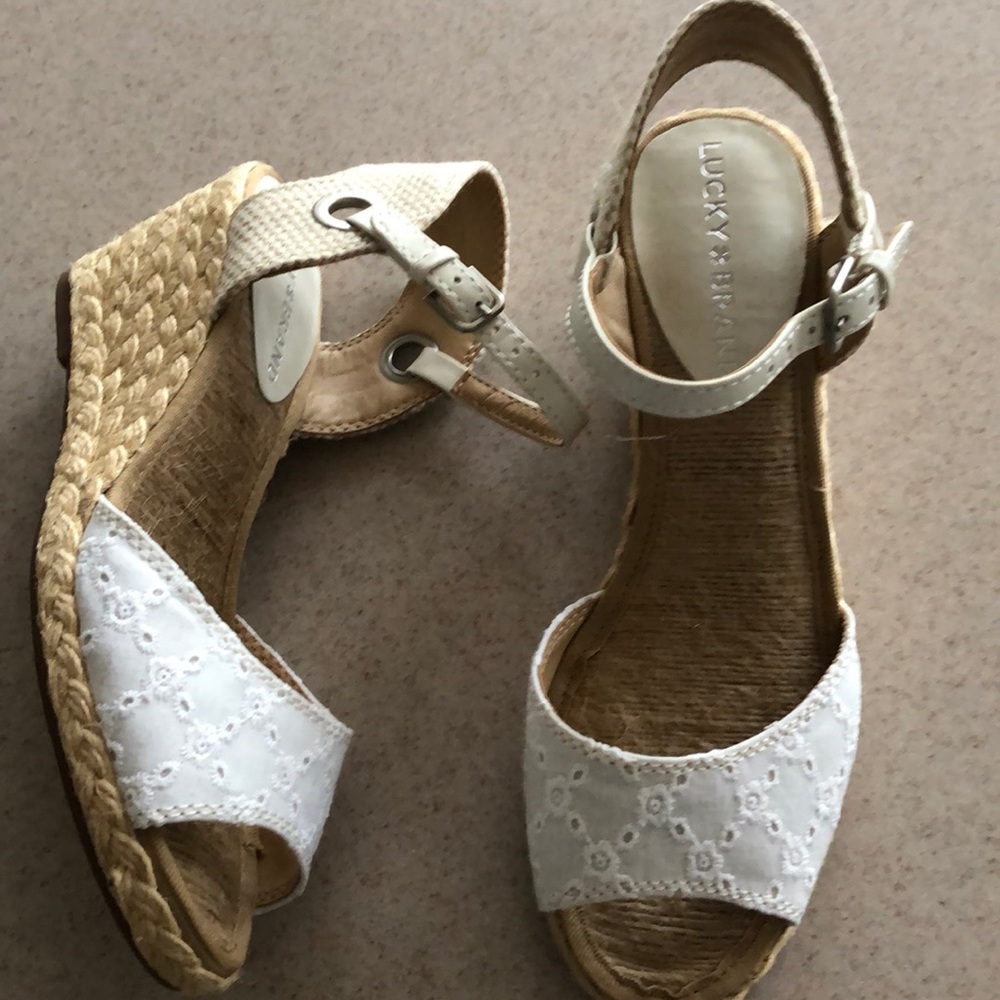 LUCKY brand Rope wedge sandals